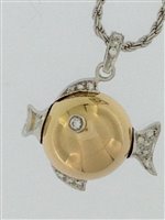 Collar Damiani Mujer in Oro Diamante 0.13 Ct 1230 - 1230